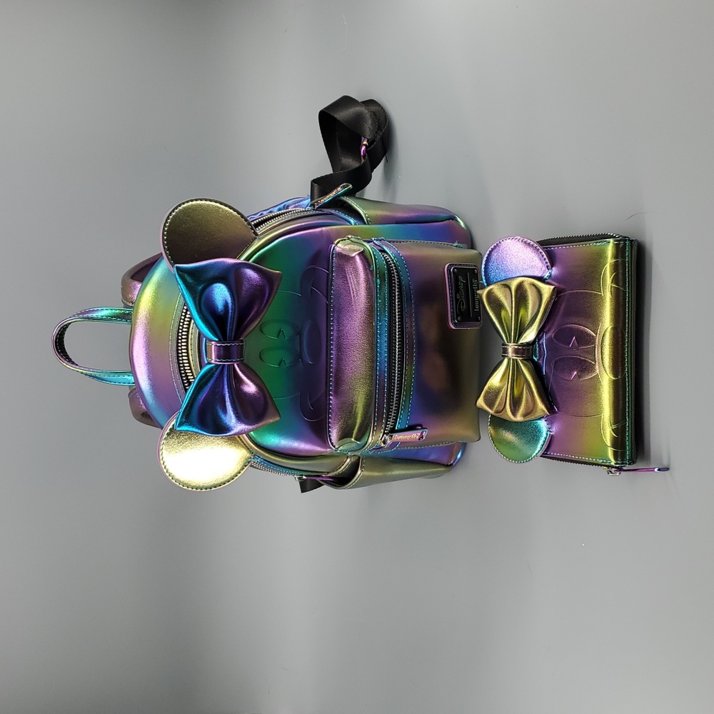 Disney Loungefly Mini Backpack with Matching Wallet